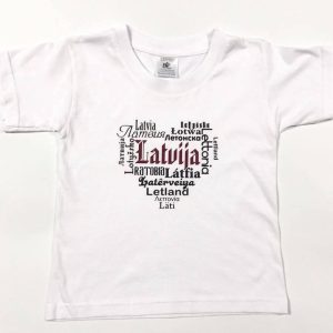 Bērnu t-krekls – Latvija
